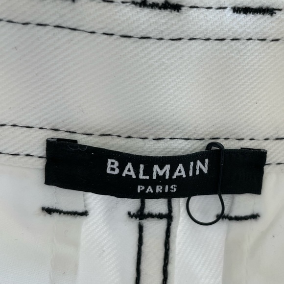 Balmain White Cargo Shorts - Picture 4 of 6